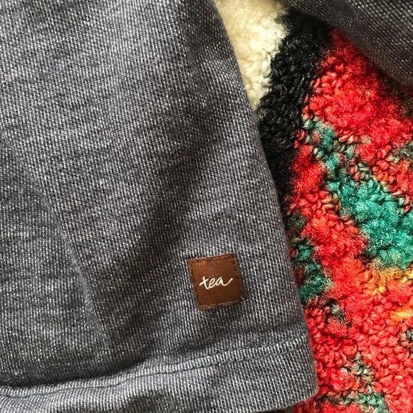 Tea Collection Indigo Zip Hoodie - 2T - Picture 5 of 5